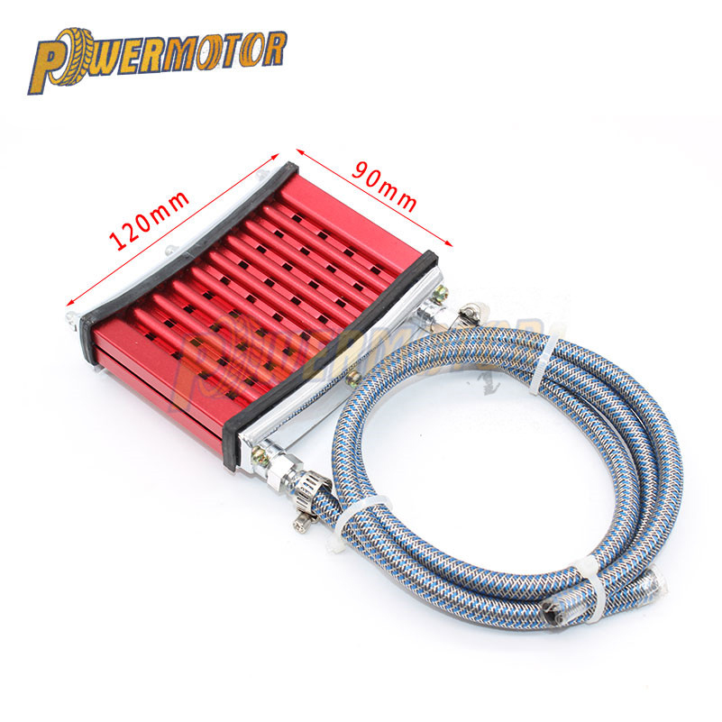 Universal Motorcycle Oil Radiator CNC Aluminum Engine Oil Cooler Cooling Radiator Kit For 50cc 110cc 125cc 140cc 150cc ATV
Universal Motorcycle Oil Radiator CNC Aluminum Engine Oil Cooler Cooling Radiator Kit For 50cc 110cc 125cc 140cc 150cc ATV