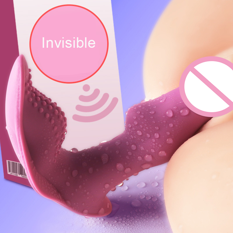 Wearable Butterfly Dildo Vibrator Adult Sex Toys for Women G Spot Clitoris Stimulator Wireless Remote Control Vibrator Panties Y200410