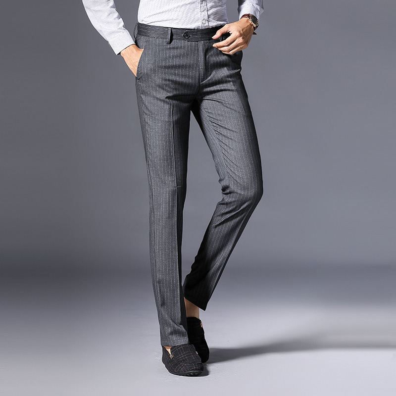 MRMT 2019 Brand Spring New Middle-aged Men's Casual Trousers Straight Tube Pants for Male Striped Trousers, Black
MRMT 2019 Brand Spring New Middle-aged Men's Casual Trousers Straight Tube Pants for Male Striped Trousers, Black