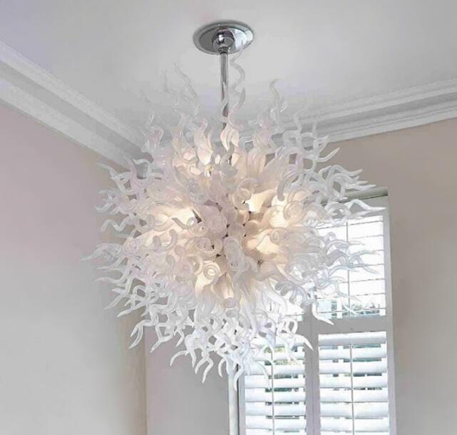 Flush Mount White Blown Lamps Chandelier Lighting Zhongshan LED Circle Pendant Light Murano Glass Chandeliers Ceiling
Flush Mount White Blown Lamps Chandelier Lighting Zhongshan LED Circle Pendant Light Murano Glass Chandeliers Ceiling