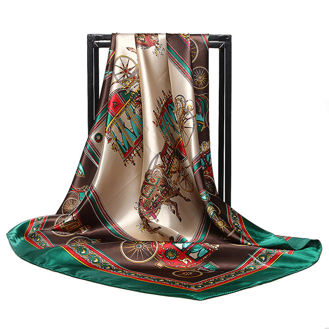 90cm * 90cm square scarf luxury retro carriage printed silk scarf luxury designer brand simulation silk S
90cm * 90cm square scarf luxury retro carriage printed silk scarf luxury designer brand simulation silk S