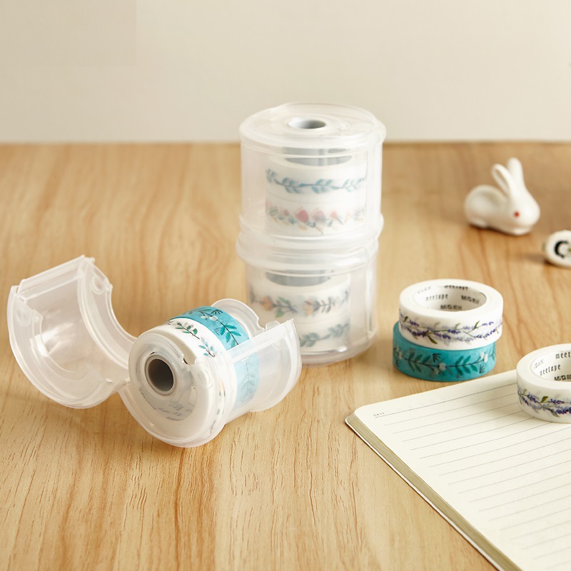 Kawaii Cute Masking Tape Cutter Washi Tape Dispenser Storage Organizer Cutter School Office Supplies DIY Journal sl1830
Kawaii Cute Masking Tape Cutter Washi Tape Dispenser Storage Organizer Cutter School Office Supplies DIY Journal sl1830