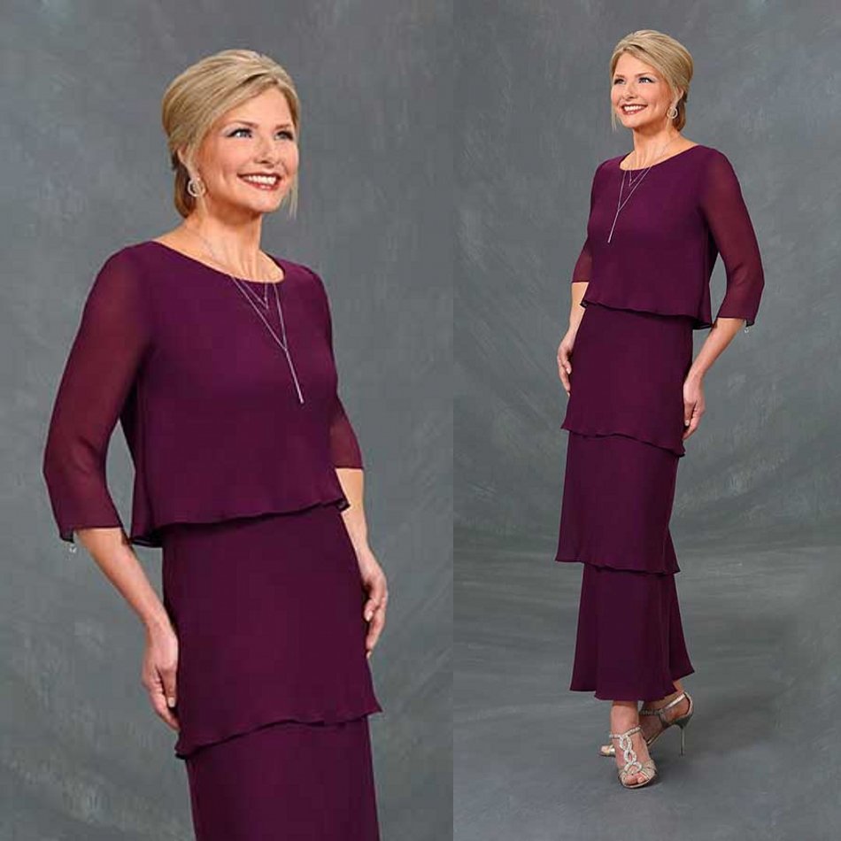 Newest Elegant Mother Of The Bride Dresses Ankle Length Chiffon Mother Bride Dresses Plus Size Sheath Tiers Wedding Guest Dress
Newest Elegant Mother Of The Bride Dresses Ankle Length Chiffon Mother Bride Dresses Plus Size Sheath Tiers Wedding Guest Dress