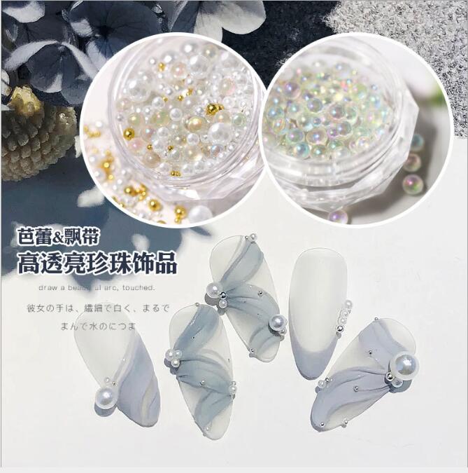 2020NEW! High Grade Pearl Nail Rhinestones White Bright Pearl Gems Jewelry Crystal Small Round Beads Stones Nail Art Decorations, Silver;gold
2020NEW! High Grade Pearl Nail Rhinestones White Bright Pearl Gems Jewelry Crystal Small Round Beads Stones Nail Art Decorations, Silver;gold