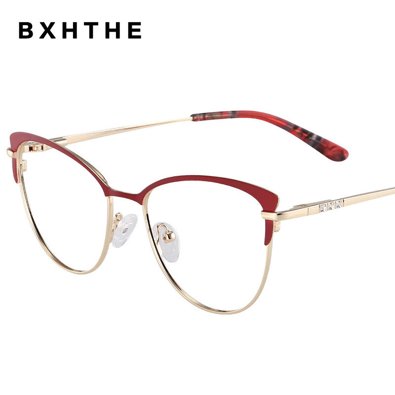 2020 Vintage Metal Glasses Frame Women Cat Eye Women Myopia Optical Prescription Eyeglasses Clear Frame Brand Eyewear
2020 Vintage Metal Glasses Frame Women Cat Eye Women Myopia Optical Prescription Eyeglasses Clear Frame Brand Eyewear