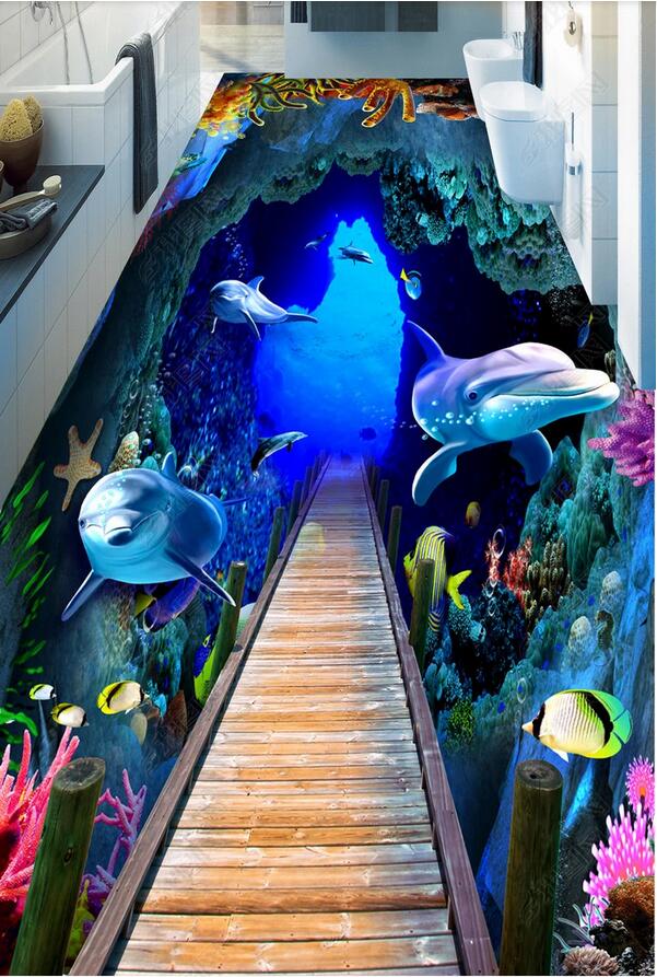 3d pvc flooring custom photo Waterproof floor wall Immersive underwater world 3D floor painting 3d wall murals wallpaper, Sky blue
3d pvc flooring custom photo Waterproof floor wall Immersive underwater world 3D floor painting 3d wall murals wallpaper, Sky blue