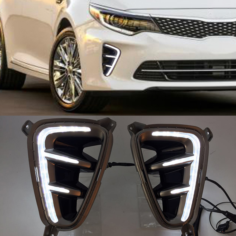 1 Pair LED DRL Daytime running light Fog Lamp Auto Drive light For Kia K5 Optima 2016 2
1 Pair LED DRL Daytime running light Fog Lamp Auto Drive light For Kia K5 Optima 2016 2