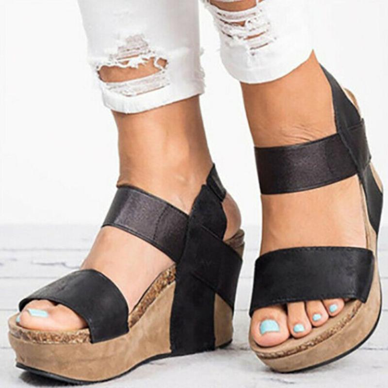 women summer high heels pumps sandals shoes woman plus size peep toe gladiator platform sandalias mujer sapato feminino, Black
women summer high heels pumps sandals shoes woman plus size peep toe gladiator platform sandalias mujer sapato feminino, Black