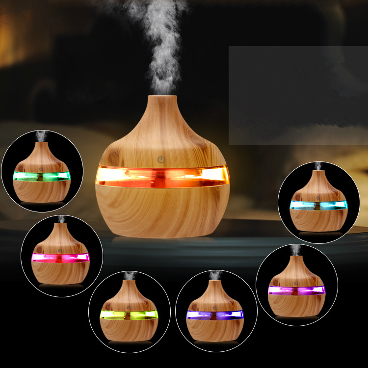 New Aromatherapy Essential Oil Diffuser Bamboo Humidifier Wood Grain Ultrasonic Cool Mist Diffusers With 7 LED Color Light H017
New Aromatherapy Essential Oil Diffuser Bamboo Humidifier Wood Grain Ultrasonic Cool Mist Diffusers With 7 LED Color Light H017