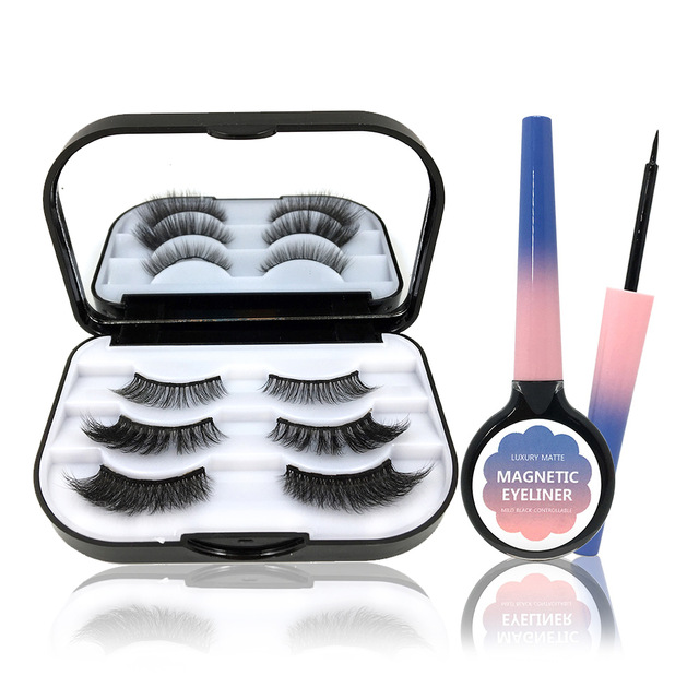 3 Pairs Magnetic Eyelashes Magnetic Eyeliner+ False Eyelashes Set Waterproof Long Lasting Magnetic Lashes Eyelash Extension
3 Pairs Magnetic Eyelashes Magnetic Eyeliner+ False Eyelashes Set Waterproof Long Lasting Magnetic Lashes Eyelash Extension