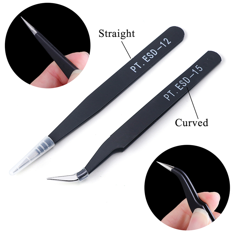 Stainless Steel Curved Straight Black Tweezer Nail Art Rhinestones Nipper Picking Tool Sequins Beads
Stainless Steel Curved Straight Black Tweezer Nail Art Rhinestones Nipper Picking Tool Sequins Beads
