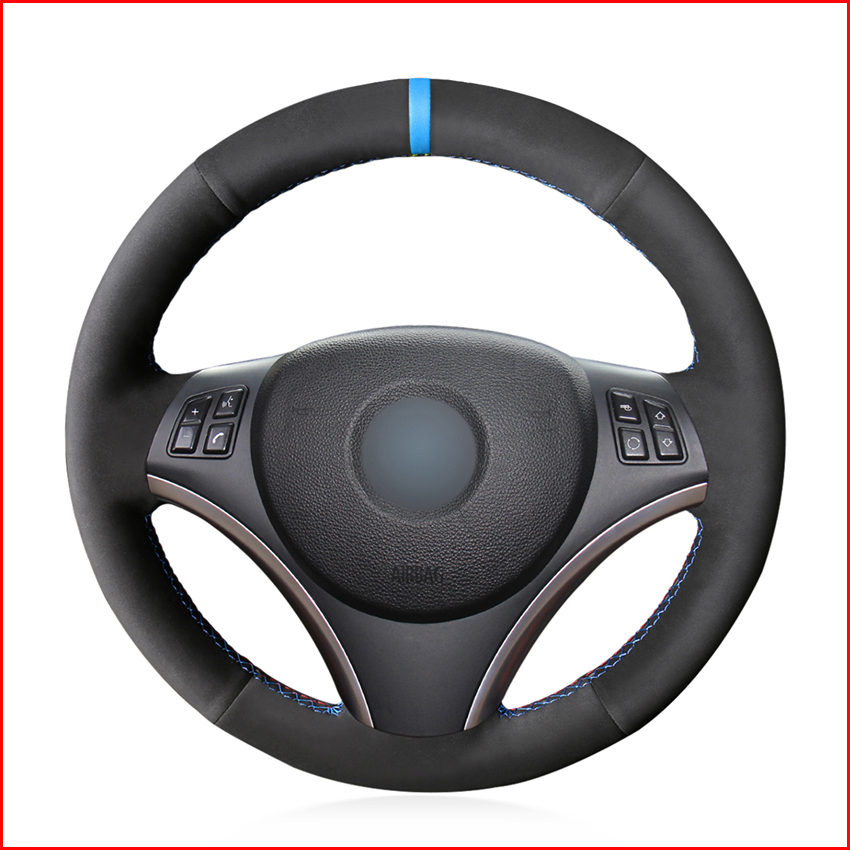 Black Suede Hand Sew Steering Wheel Cover for BMW E90 E91 E92 E93 X1 E84 E87 E81 E82 E88 Accessories
Black Suede Hand Sew Steering Wheel Cover for BMW E90 E91 E92 E93 X1 E84 E87 E81 E82 E88 Accessories