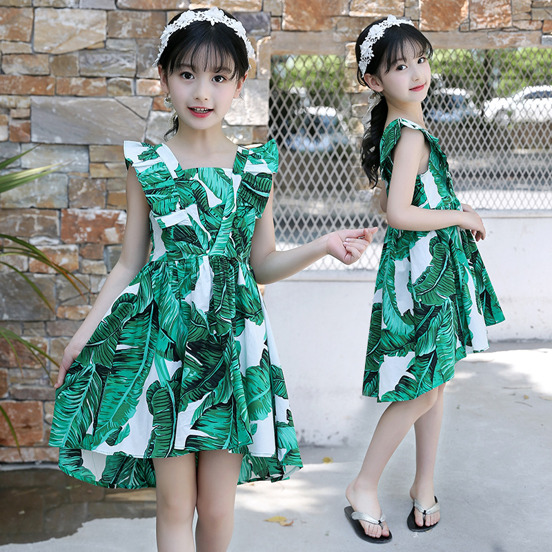Girls dress Cute Summer dress Kids Roupas infantis menina Printing Beach dresses for girl Cotton Fashion onepiece Age for 5-13y, Green girls dress
Girls dress Cute Summer dress Kids Roupas infantis menina Printing Beach dresses for girl Cotton Fashion onepiece Age for 5-13y, Green girls dress
