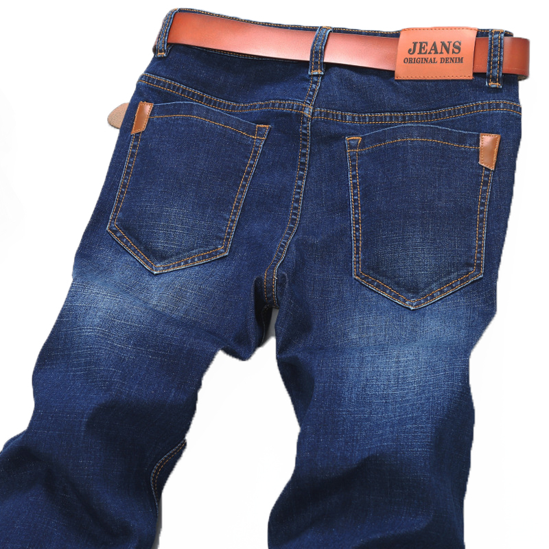 Big Size 44 46 48 Jeans Men New Stretch Cotton Breathable Male Spring Autumn Denim Long Pant Lightweight Jeans Work Leisure Pant