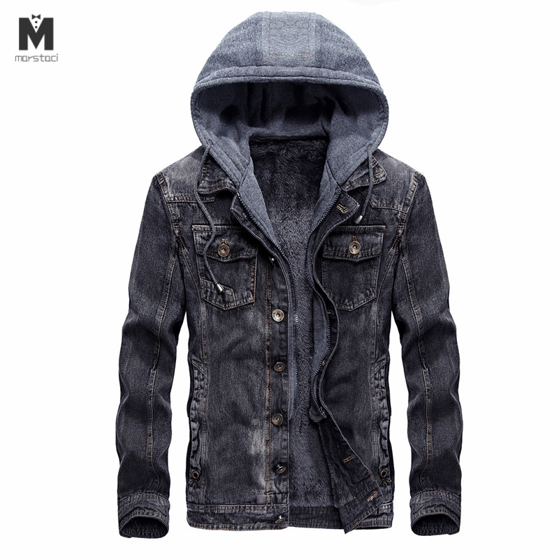 Brand Men Denim Jacket Autumn Winter thick warm Slim fit Men Jackets Fashion Vintage Denim Coats,Blue Grey Black
Brand Men Denim Jacket Autumn Winter thick warm Slim fit Men Jackets Fashion Vintage Denim Coats,Blue Grey Black