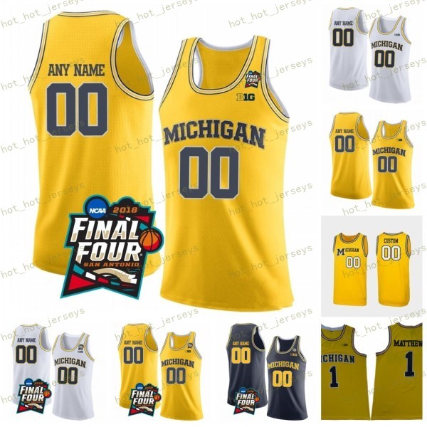 Custom Michigan Wolverines 2020 Basketball 2 Isaiah Livers 3 Zavier Simpson 15 Jon Teske 55 Eli Brooks Webber White Yellow Navy Blue Jersey, Black
Custom Michigan Wolverines 2020 Basketball 2 Isaiah Livers 3 Zavier Simpson 15 Jon Teske 55 Eli Brooks Webber White Yellow Navy Blue Jersey, Black