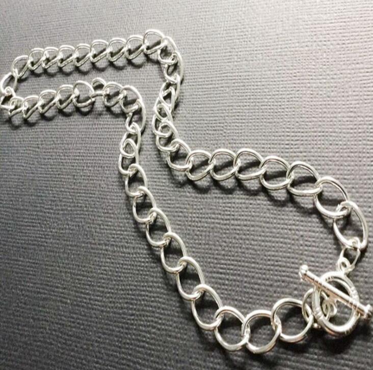 Chunky Chain Necklace Pendant Vintage Silver Charm Collar Cable Choker Fastener Toggle Necklace Statement Jewelry Women Halloween Gift 60PCS
Chunky Chain Necklace Pendant Vintage Silver Charm Collar Cable Choker Fastener Toggle Necklace Statement Jewelry Women Halloween Gift 60PCS