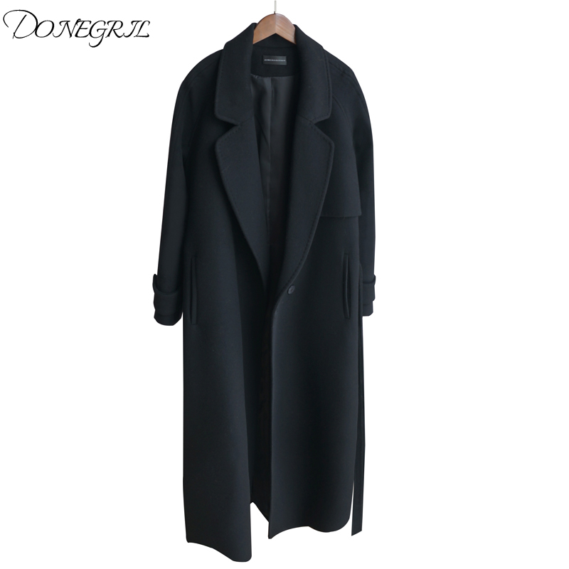 Winter women cashmere wool jacket 2019 new fashion medium long loose woolen coat black slim long-sleeved woolen outerwear
Winter women cashmere wool jacket 2019 new fashion medium long loose woolen coat black slim long-sleeved woolen outerwear