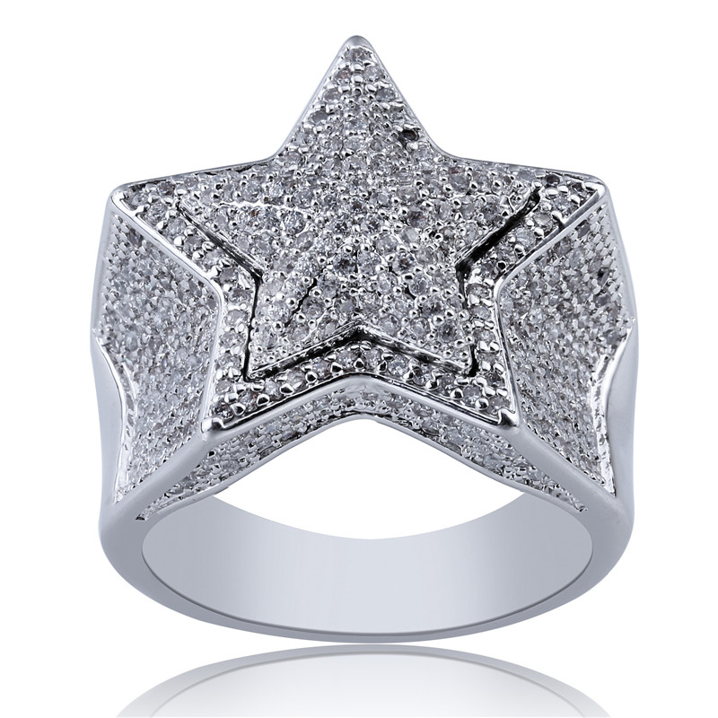 Factory Bottom Price Hip Hop Star Ring Silver Gold Plated Rings For Man Brand Design Cubic Zirconia Icey Hiphop Ring Mens Fashion Jewelry, Golden;silver
Factory Bottom Price Hip Hop Star Ring Silver Gold Plated Rings For Man Brand Design Cubic Zirconia Icey Hiphop Ring Mens Fashion Jewelry, Golden;silver