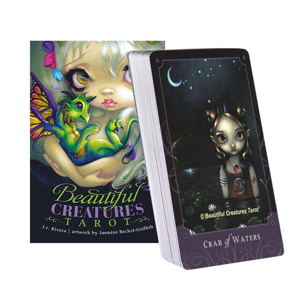 80pcs Beautiful Creatures Tarot Cards Deck Games Oracle Party Playing Card English Tarot Table Board Game
80pcs Beautiful Creatures Tarot Cards Deck Games Oracle Party Playing Card English Tarot Table Board Game