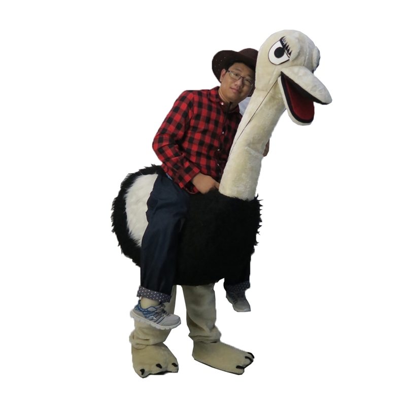 A man riding an ostrich Mascot Costume Cartoon Character Adult Size high quality Longteng (TM) 0324, Red
A man riding an ostrich Mascot Costume Cartoon Character Adult Size high quality Longteng (TM) 0324, Red