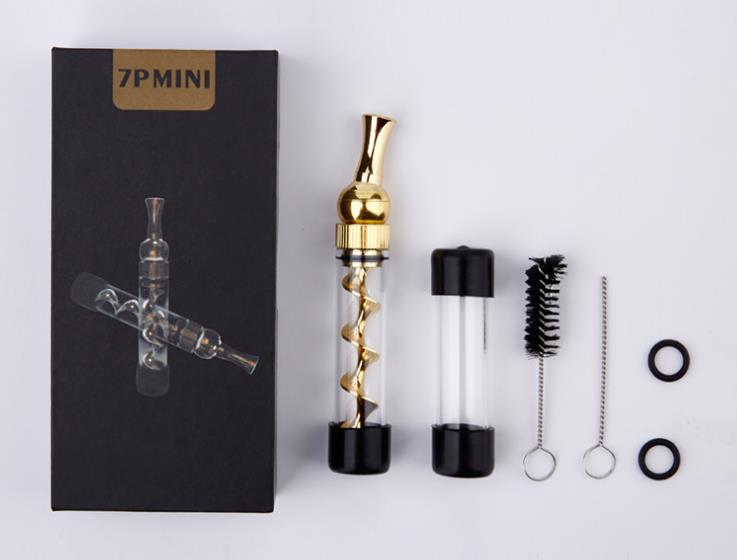 7P MINI Smoking VAPE dry herb year Twisty Glass Blunt Pipe Kit 7p mini Second Edition Herbal Vaporizer pen Vape Pen kit bong OEM CE4 V12
7P MINI Smoking VAPE dry herb year Twisty Glass Blunt Pipe Kit 7p mini Second Edition Herbal Vaporizer pen Vape Pen kit bong OEM CE4 V12