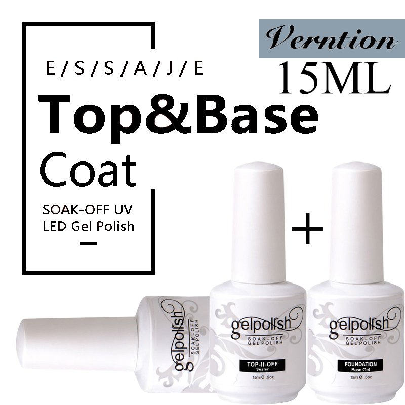 Verntion 15ml Top Coat For Soak Off Uv Nail Gel Polish Primer Base Coat No Cleaning Non Cleansing Glue Long Lasting Lacquer, Fs001
Verntion 15ml Top Coat For Soak Off Uv Nail Gel Polish Primer Base Coat No Cleaning Non Cleansing Glue Long Lasting Lacquer, Fs001