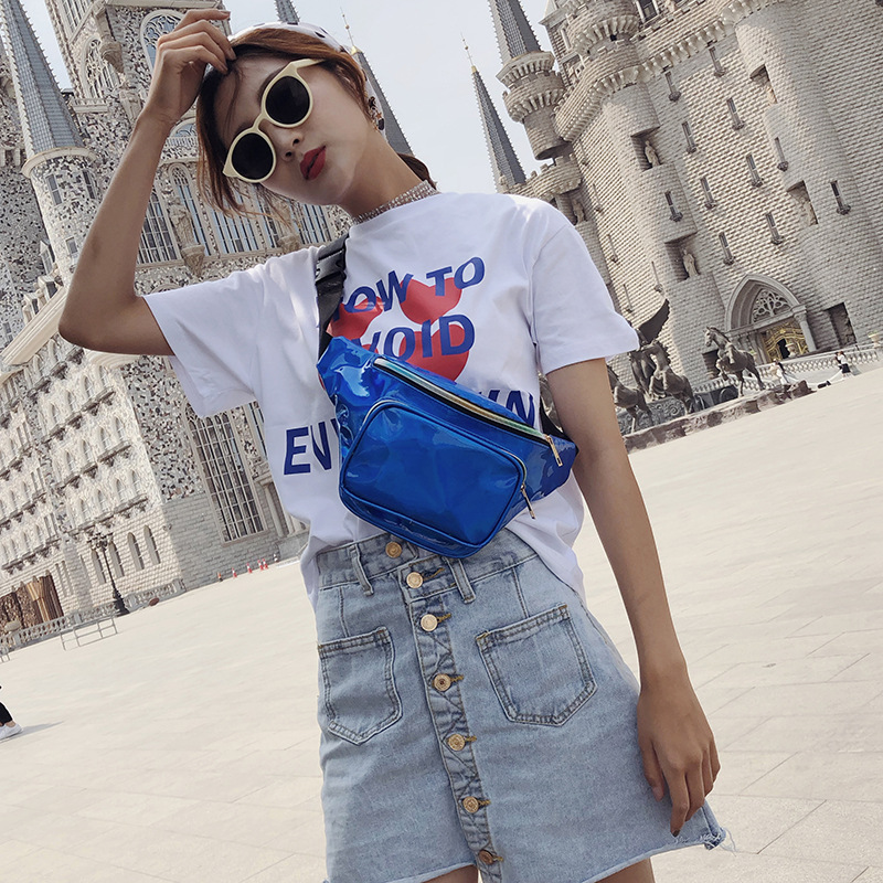 2020 new women's diagonal bag Korean casual ladies chest bag stylish personality laser ladies diagonal, Blue
2020 new women's diagonal bag Korean casual ladies chest bag stylish personality laser ladies diagonal, Blue