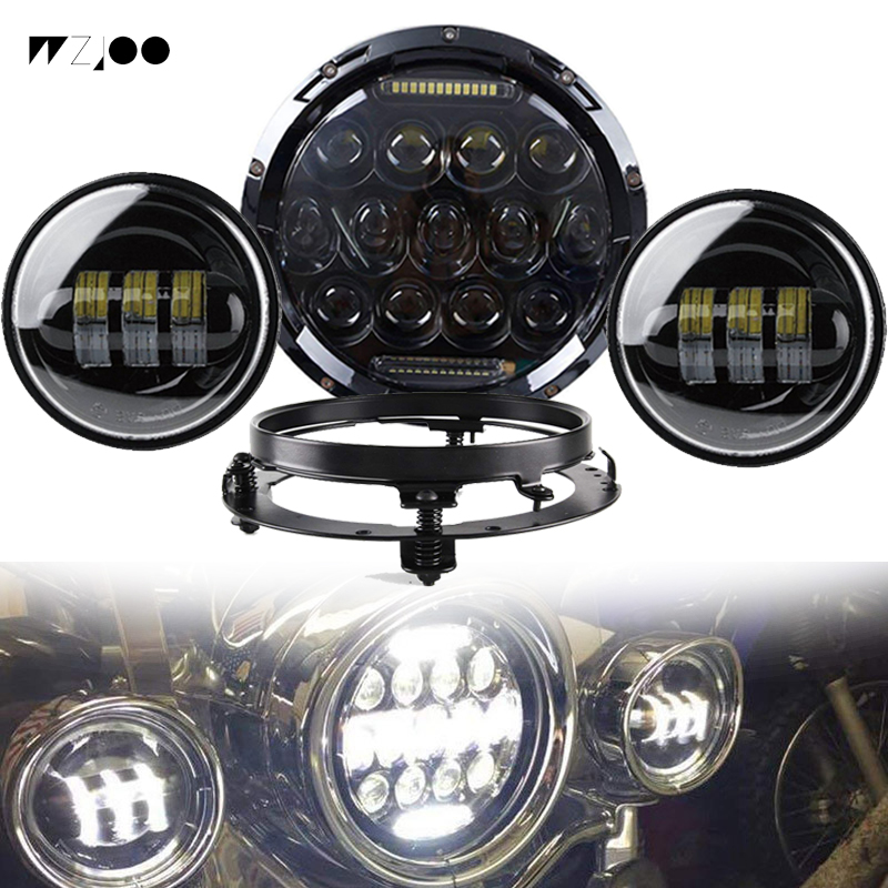 60w 7inch led headlight 4 5 chrome passing auxiliary spot fog lamp 7 led headlight mounting bracket for david bike
60w 7inch led headlight 4 5 chrome passing auxiliary spot fog lamp 7 led headlight mounting bracket for david bike