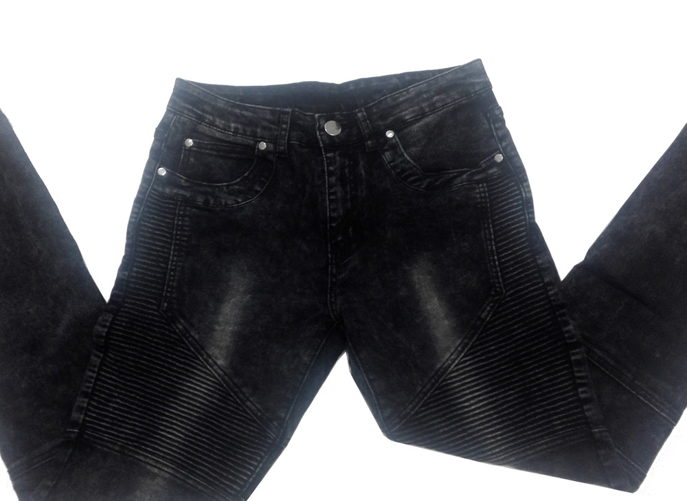 But Jeans Runway Slim Racer Biker Jeans Fashion Hiphop Skinny Jeans For Men H0292Q190330