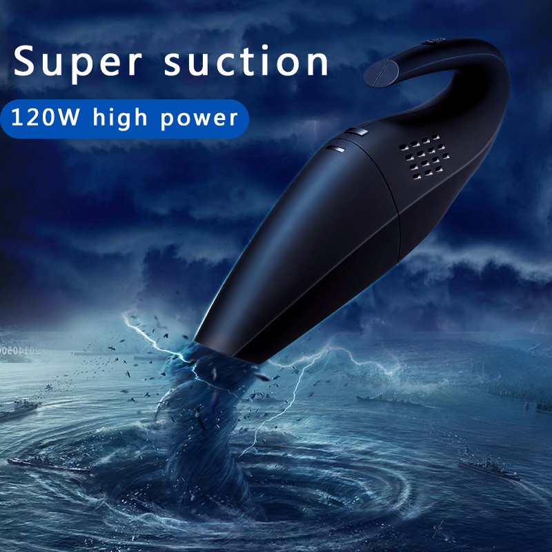 Car Wireless Vacuum Cleaner Handheld Dust Collector Mini Household High Power Sweeper Electric Mop