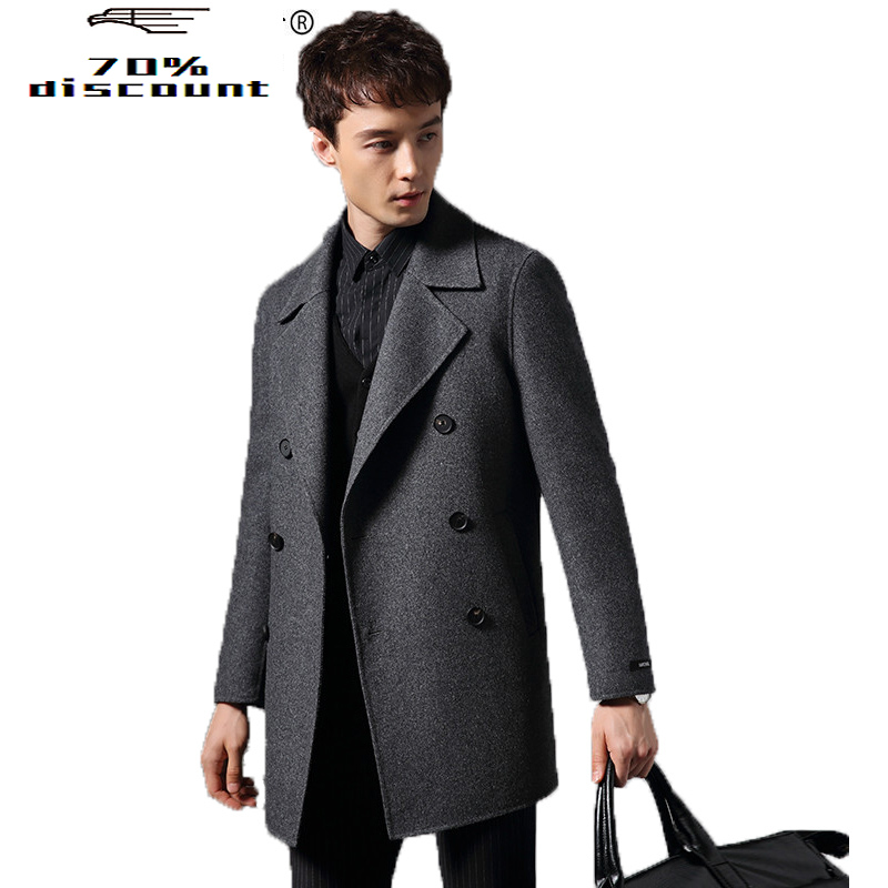 2020 Double Breasted 200% Wool Coat Men Double-sided Man Jacket Spring Mens Coats Overcoat Manteau Homme KJ2504, Black
2020 Double Breasted 200% Wool Coat Men Double-sided Man Jacket Spring Mens Coats Overcoat Manteau Homme KJ2504, Black