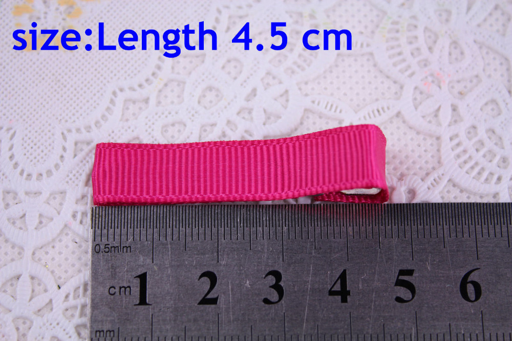 DIY Hair Clips Accessories fully covered Ribbon lined Alligator Clip Single Prong Hairpin for Baby Girl bows flower headwear 60pcs FJ3208