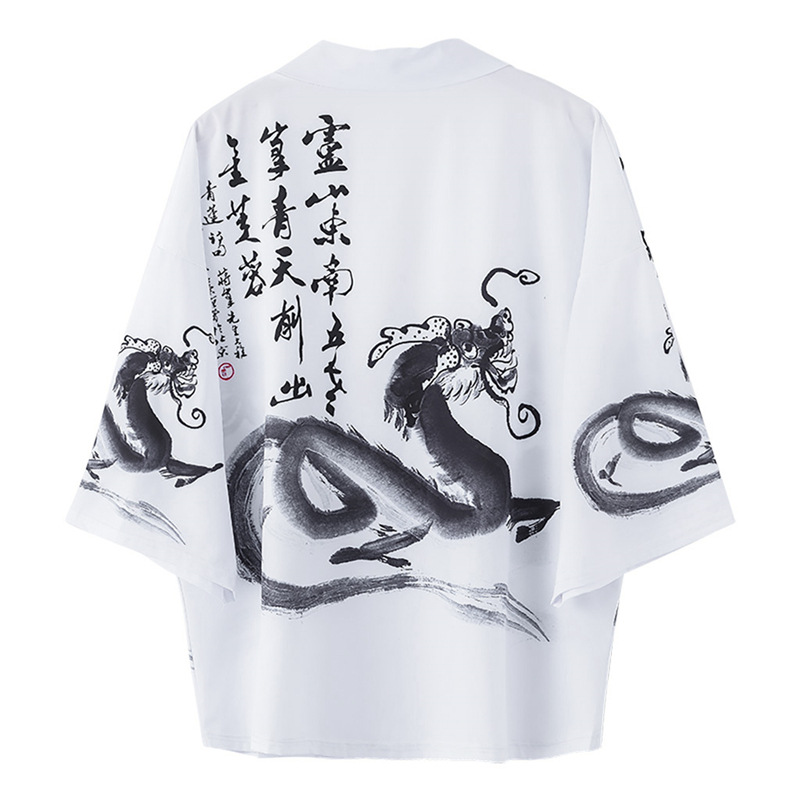 Men Women Sunscreen Thin Loose Printing Summer Kimono Shirt Yukata Asian Clothes Traditional Japanese Kimonos Cardigan
Men Women Sunscreen Thin Loose Printing Summer Kimono Shirt Yukata Asian Clothes Traditional Japanese Kimonos Cardigan
