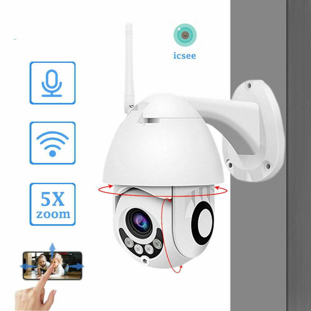 2020 New Wireless HD 1080P WiFi 4X ZOOM CCTV Outdoor IP Camera Home Security IR Webcam wireless infrared surveillance Baby camera
