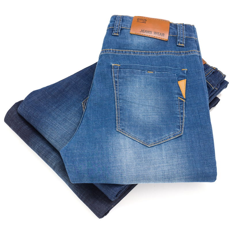 2019 Summer New Men's Thin Light Jeans Business Casual Stretch Slim Denim Jeans Trousers Male Brand Pants high quality, Black blue
2019 Summer New Men's Thin Light Jeans Business Casual Stretch Slim Denim Jeans Trousers Male Brand Pants high quality, Black blue