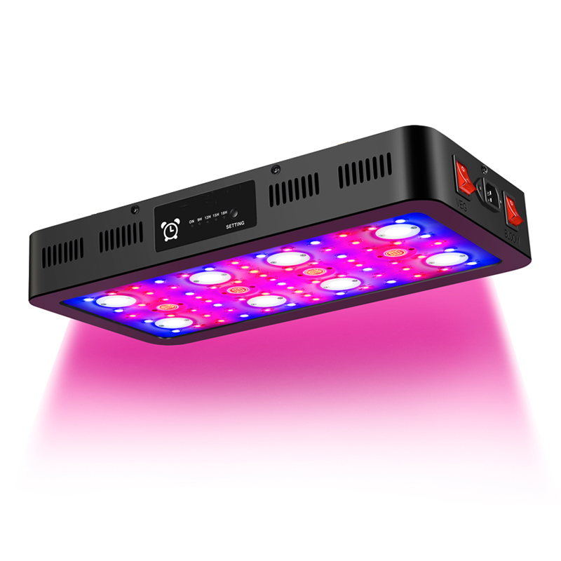 2400W Grow Lights for Indoor Plants with Timer Control, Full Spectrum LED Grow Light with VEG and BLOOM Switches for Plants
2400W Grow Lights for Indoor Plants with Timer Control, Full Spectrum LED Grow Light with VEG and BLOOM Switches for Plants