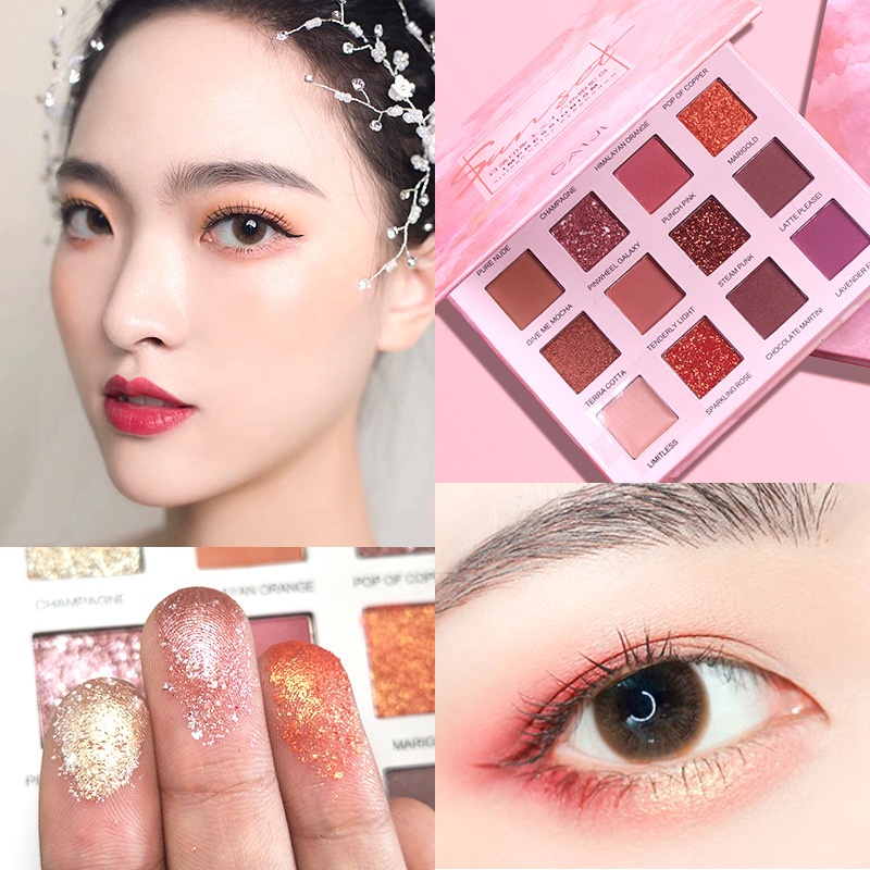 16 Color Shimmer Eyeshadow Pallete Powder Waterproof Long Lasting Makeup Glitter Matte Eye Shadow Pigment Women Cosmetics, 1pcs
16 Color Shimmer Eyeshadow Pallete Powder Waterproof Long Lasting Makeup Glitter Matte Eye Shadow Pigment Women Cosmetics, 1pcs