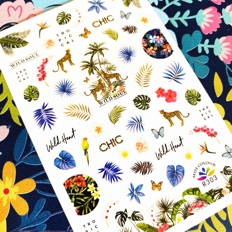 Newest R-303-314 leaf flower animal 3d nail art sticker nail decal stamping export japan designs With adhesive
Newest R-303-314 leaf flower animal 3d nail art sticker nail decal stamping export japan designs With adhesive
