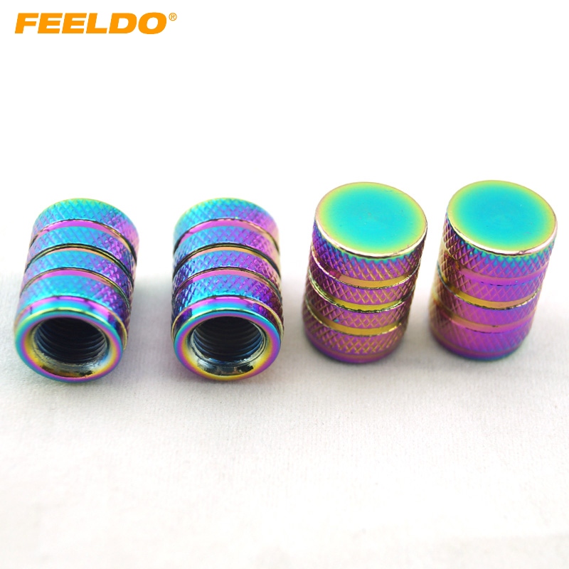 FEELDO 4PCS/Set Color Car Motorcycle Bike Aluminum Alloy Wheel Tire Valve Stem Caps Dust Covers #1064
FEELDO 4PCS/Set Color Car Motorcycle Bike Aluminum Alloy Wheel Tire Valve Stem Caps Dust Covers #1064