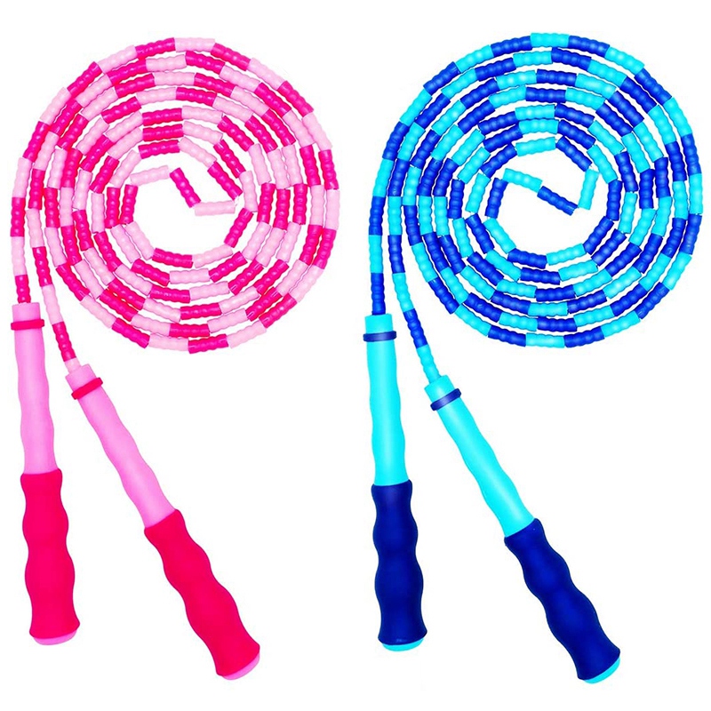 Beaded Skipping Rope, Adjustable-Fitness for Men, Women and Children, Exercise Segmented Fitness Skipping Rope -9 Feet
Beaded Skipping Rope, Adjustable-Fitness for Men, Women and Children, Exercise Segmented Fitness Skipping Rope -9 Feet