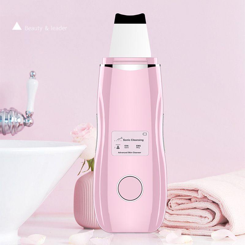 Portable Ultrasonic Facial Cleansing Device Anti-Aging Mini Peeling Ultrasonic Skin Scrubber