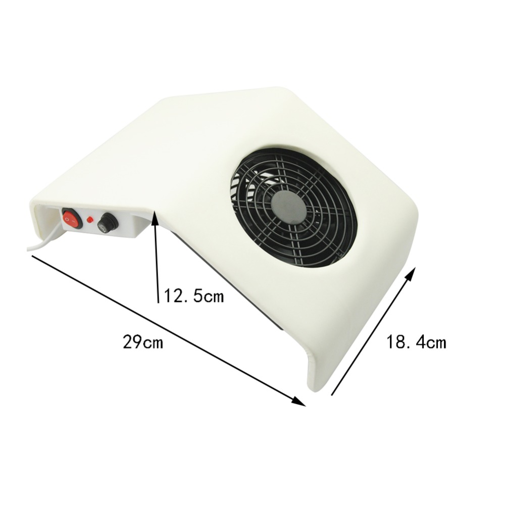 Nail Art Vacuum Cleaner for Gel Polish Glue Nail Fan Dust Suction Collector Manicure for Nail art Manucure Machine Pedicure Tool