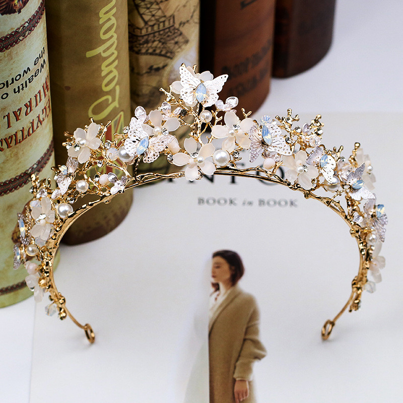 Wedding Bridal Tiara Rhinestone Headpieces Crystal Bridal Headbands Hair Accessories Evening Bride Dresses Head Pieces Hair Band