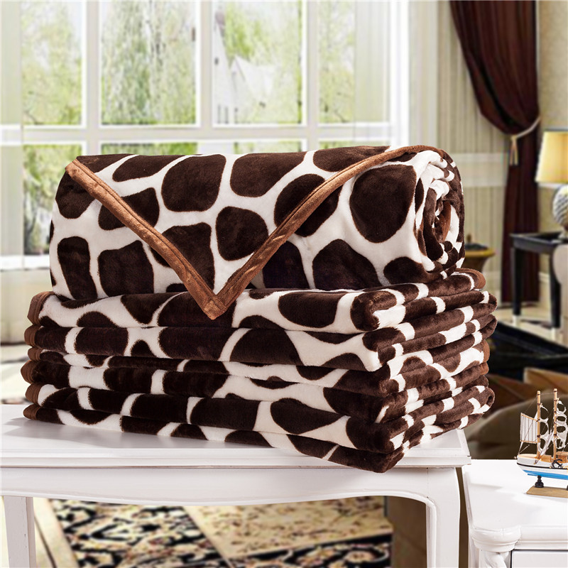 Blanket Coral Fleece Blanket Throws on Sofa/Bed/Plane Travel Plaids Battaniye Big Size 230cmx200cm Home textiles