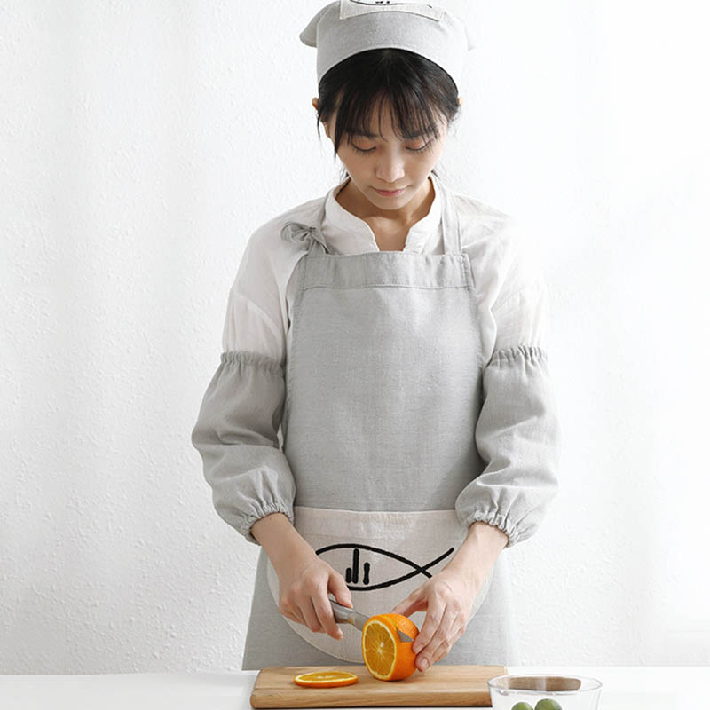 Dining Room Accessories Housework Aprons Adjustable Cotton and Linen 1 PC Comfortable Full Bibs Fish Pattern Waterproof
Dining Room Accessories Housework Aprons Adjustable Cotton and Linen 1 PC Comfortable Full Bibs Fish Pattern Waterproof