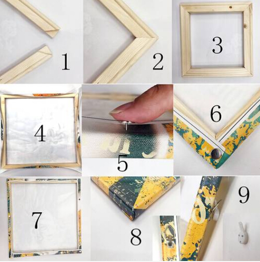 2019 Wholesales Free shipping Hot sales 1 PC Frame Modern Style Style Abstract Face Hotel Mural Inkjet Printing
