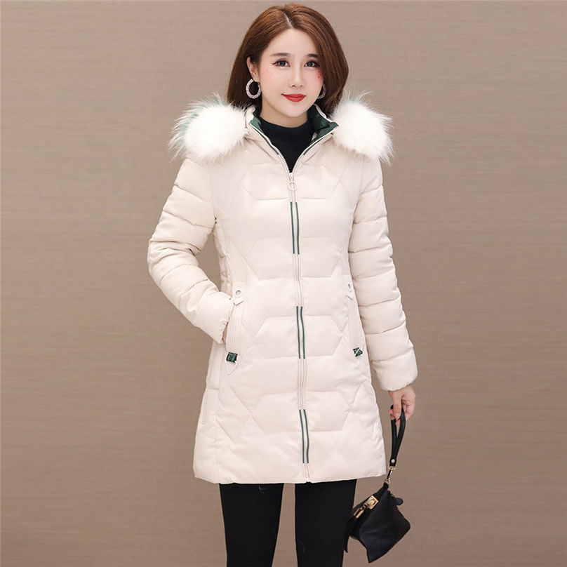 3XL New Fashion Winter Women Jacket Thicken Outerwear Long Sleeve Zipper Tops Hooded Button Cotton-padded Long Coat 4S26, Black
3XL New Fashion Winter Women Jacket Thicken Outerwear Long Sleeve Zipper Tops Hooded Button Cotton-padded Long Coat 4S26, Black
