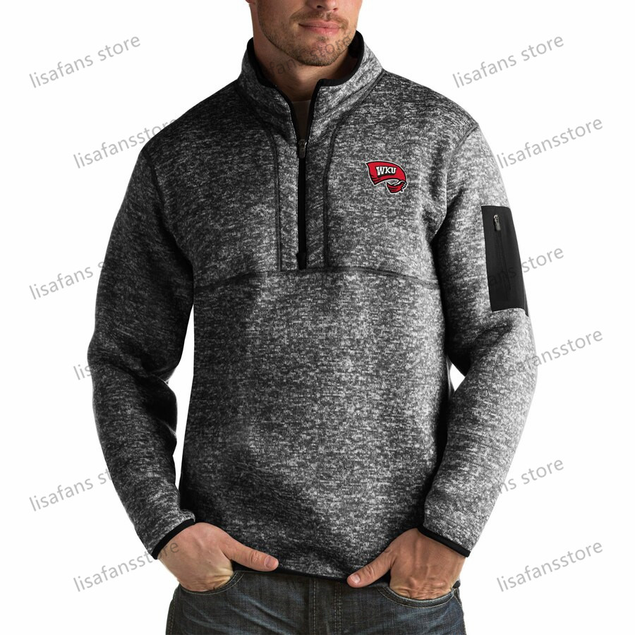Western Kentucky Hilltoppers Pullover Sweatshirts Mens Fortune Big & Tall Quarter-Zip Pullover Jackets Stitched College Football Sports Hood, As shows
Western Kentucky Hilltoppers Pullover Sweatshirts Mens Fortune Big & Tall Quarter-Zip Pullover Jackets Stitched College Football Sports Hood, As shows