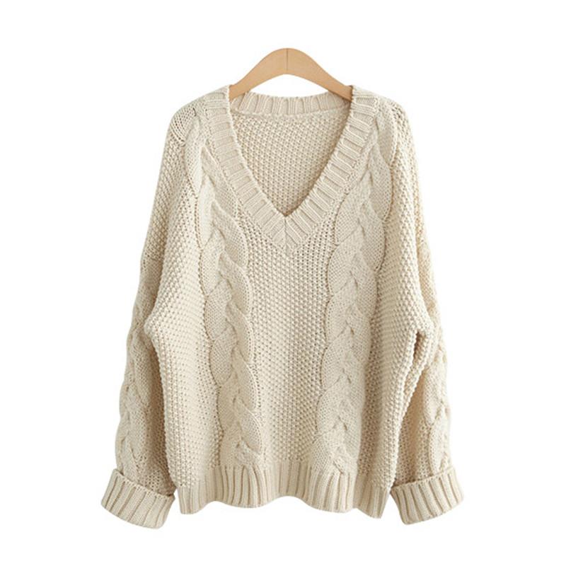 Women Spring Vintage Warm Long Sleeve Loose Sweater Oversized Casual V Neck Solid Knitted Pullover, Black
Women Spring Vintage Warm Long Sleeve Loose Sweater Oversized Casual V Neck Solid Knitted Pullover, Black